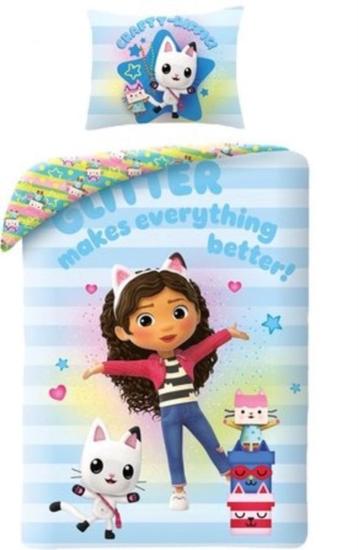 Gabby,s Dollhouse Kinderdekbedovertrek Glitter 140x200 Nieuw beschikbaar voor biedingen
