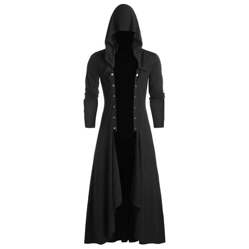 Zwarte lange heren steampunk jas (victoriaanse middeleeuwse), Kleding | Heren, Carnavalskleding en Feestkleding, Nieuw, Kleding