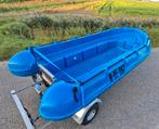Whaly 370 Blauw of donkergrijs (9.9 yamaha 4 takt), Ophalen, Tot 10 pk, 3 tot 6 meter, Buitenboordmotor