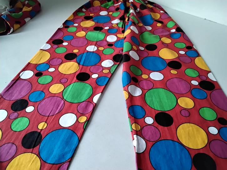 Clowns Broek met Blouse Kostuum, Kleding | Heren, Carnavalskleding en Feestkleding, Zo goed als nieuw, Ophalen of Verzenden