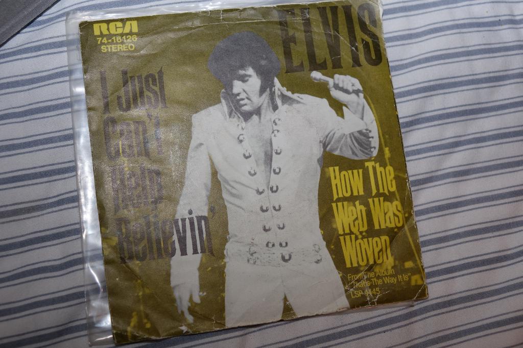 single Elvis Presley i just can't help believin/how the web, Verzenden, Gebruikt, Pop, Single