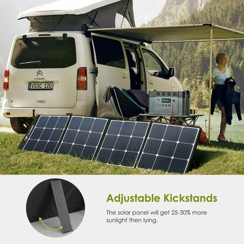 Zonnegenerator 240V. 2000W. Acculader Tent - Powerstation, Caravans en Kamperen, Camper-accessoires, Nieuw, Verzenden