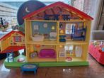 Peppa big huis, auto, schooltje, telefoon, autotjes, Kinderen en Baby's, Speelgoed | Poppenhuizen, Ophalen, Zo goed als nieuw