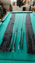 Set Shimano alivio karperhengels, Watersport en Boten, Hengelsport | Karpervissen, Ophalen of Verzenden, Zo goed als nieuw, Werphengel