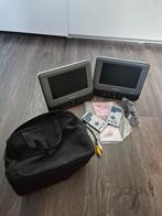 Draagbare DVD Speler met 2 Schermen, Gebruikt, Draagbaar, Ophalen of Verzenden, Overige merken