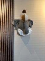Schattige Wanddecoratie Olifant, Ophalen of Verzenden, Zo goed als nieuw, Stof