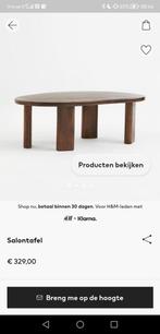 H&M Home salontafel mangohout, 50 tot 100 cm, Minder dan 50 cm, Nieuw, Rond