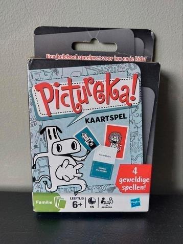 Kaartspel Pictureka Hasbro 4 spellen kaarten familie Nieuw beschikbaar voor biedingen