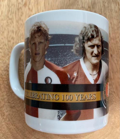 Feyenoord Rotterdam: Celebration 100 Years Beker/Mok, Verzamelen, Sportartikelen en Voetbal, Ophalen of Verzenden