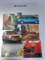 Renault 1977, jaarboek, R4, R5,R6 rodeo, R12,R16 autofolder, Ophalen of Verzenden, Nieuw, Renault