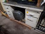 oud stalen bureau, Ophalen, Gebruikt, Bureau