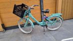 Alpina fiets 22 inch mint blauwe kleur met krat, Fietsen en Brommers, Fietsen | Meisjes, Ophalen, 22 inch, Alpina, Handrem