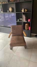 Leren fauteuil *** koopje!!, Merk LIFESTYLE   STOER MODERN, Minder dan 75 cm, Leer, Ophalen of Verzenden