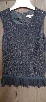 Donkerblauwe jurk met pailletten Heach Dolls maat 122, Kinderen en Baby's, Kinderkleding | Maat 122, Meisje, Ophalen of Verzenden