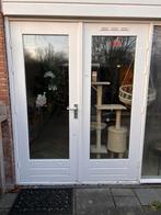 Hardhouten openslaande deuren,, Doe-het-zelf en Verbouw, Kozijnen en Schuifpuien, Ophalen, Deurkozijn, Zo goed als nieuw, 150 tot 225 cm