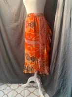Wikkelrok van Zhenzi ruime mt 46/48, Maat 46/48 (XL) of groter, Nieuw, Oranje, Ophalen of Verzenden