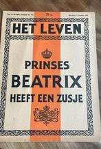 Het leven, prinses Beatrix zusje 1939 Irene, Ophalen of Verzenden, Tijdschrift, 1920 tot 1940