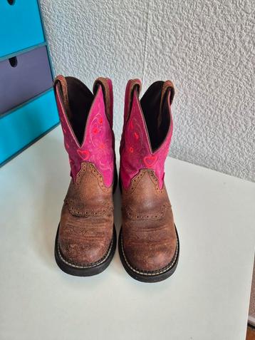 Justin Gypsy pink roze bruin maat 38,5 beschikbaar voor biedingen