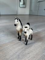 Schleich arabier merrie + veulen, Ophalen of Verzenden, Zo goed als nieuw