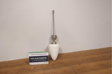 Art-Deco Melkglazen Hanglamp beschikbaar voor biedingen