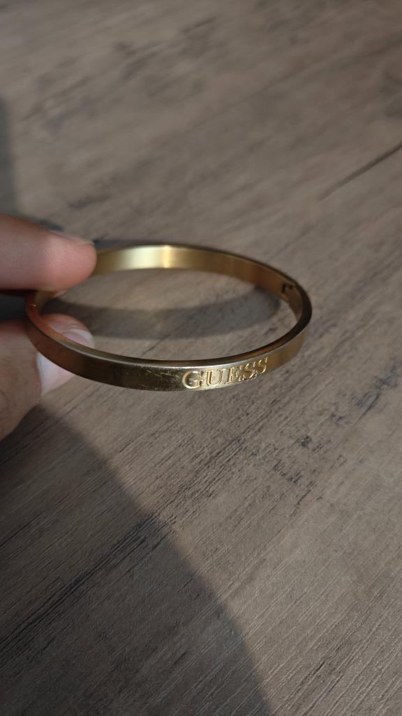 Guess armband, Sieraden, Tassen en Uiterlijk, Armbanden, Gebruikt, Staal, Goud, Met kristal, Ophalen of Verzenden