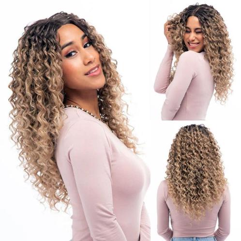 Swiss lace front pruik lang haar met spiraalkrullen model Ka, Sieraden, Tassen en Uiterlijk, Uiterlijk | Haarverzorging, Nieuw