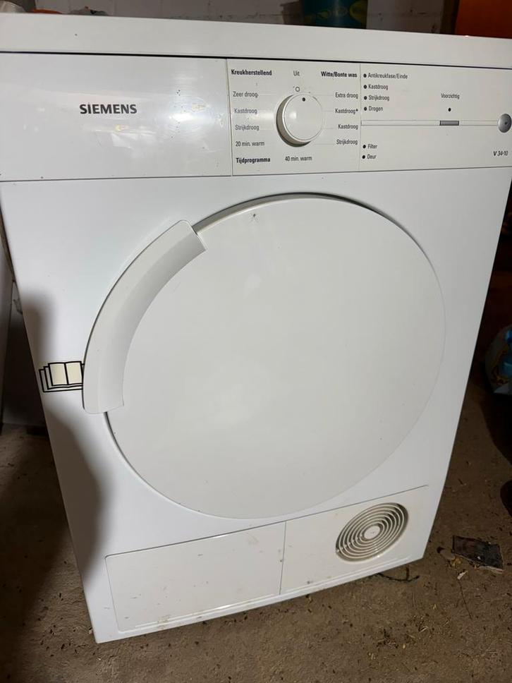 Siemens Condensdroger - Z.g.a.n., Witgoed en Apparatuur, Wasdrogers, Zo goed als nieuw, Condens, Voorlader, 6 tot 8 kg, 85 tot 90 cm