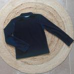 Velours coltrui donkerblauw maat 140, Kinderen en Baby's, Kinderkleding | Maat 140, Zo goed als nieuw, Shirt of Longsleeve, Rm