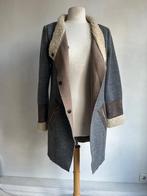 hauber winterjas maat 38 grijs beige, Maat 38/40 (M), Beige, Zo goed als nieuw, Hauber