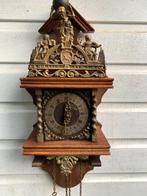 Antieke Klok met Gewichten, Antiek en Kunst, Ophalen of Verzenden