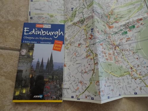anwb extra reisgids Edinburgh, Highlands Schotland +de kaart, Boeken, Reisgidsen, Zo goed als nieuw, Reisgids of -boek, Europa