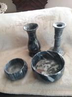 GAVE MARMEREN ACCESSOIRES  DONKER MARMER, Ophalen of Verzenden