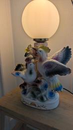 Franse Retro Vintage lamp vogels op boom, Ophalen of Verzenden, Minder dan 50 cm