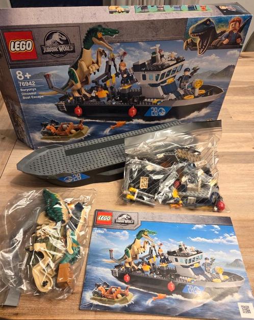 Zeldzame Lego Jurassic Park World 76942 Dino Baryonyx, Kinderen en Baby's, Speelgoed | Duplo en Lego, Zo goed als nieuw, Lego