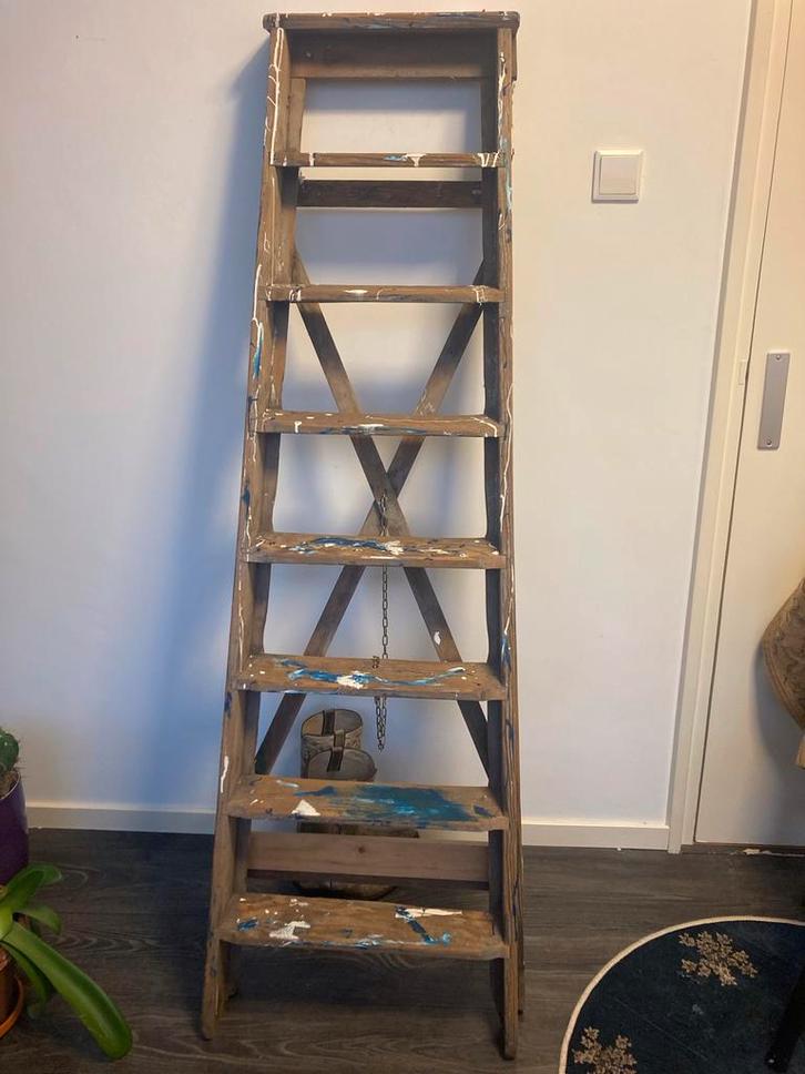 Vintage Schilderstrap - Decoratief!, Antiek en Kunst, Curiosa en Brocante, Ophalen