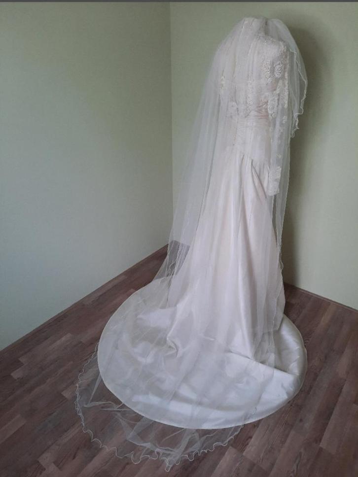 Trouwjurk Pronovias maat 36, Kleding | Dames, Trouwkleding en Trouwaccessoires, Zo goed als nieuw, Trouwjurk, Beige, Ophalen of Verzenden