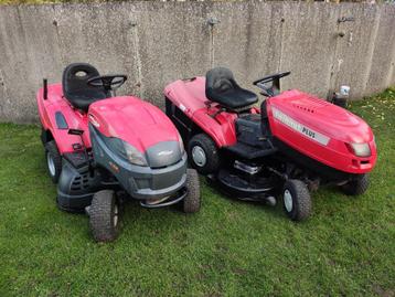 2 Castel Garden zitmaaiers (type 16/122 en typ PTX170HD) beschikbaar voor biedingen