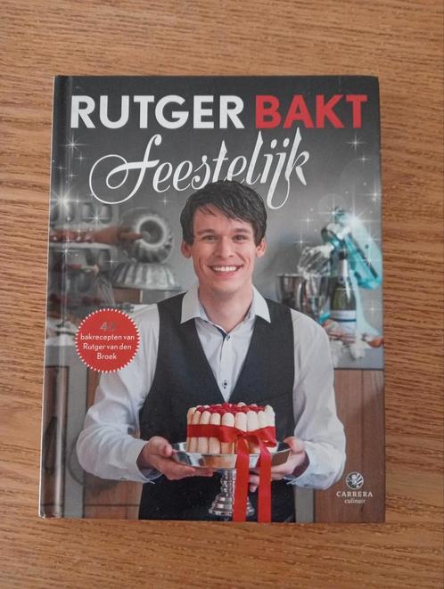 Rutger van den Broek - Rutger bakt feestelijk, Boeken, Kookboeken, Zo goed als nieuw, Ophalen