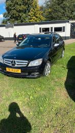 Mercedes-Benz C-Klasse 2.2 CDI C220 Estate AUT 2008 Zwart, Auto's, Automaat, 1800 kg, 4 cilinders, Zwart