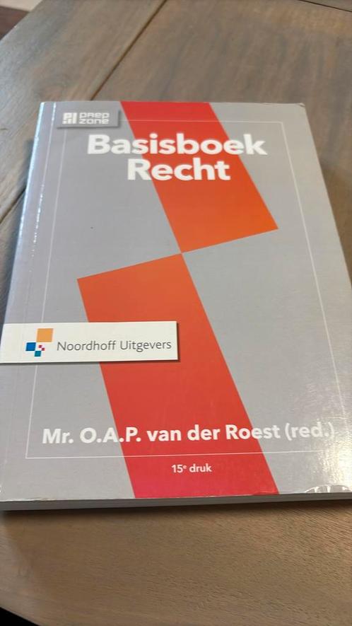 Basisboek Recht, Boeken, Wetenschap, Zo goed als nieuw, Ophalen of Verzenden