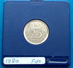 25 cent 1980 - Juliana UNC, Postzegels en Munten, Munten | Nederland, Verzenden, Koningin Juliana, 25 cent, Losse munt