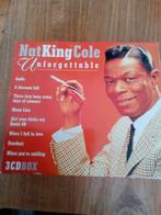 Nat King Cole Unforgettable. 3 cd box, Ophalen, Zo goed als nieuw, Overige formaten