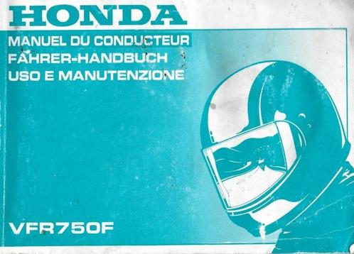 Honda VFR750 F Instructieboek Betriebsanleitung (4960z), Motoren, Handleidingen en Instructieboekjes, Honda, Ophalen of Verzenden