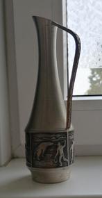 Kleine vintage tinnen kruik 16 cm., Antiek en Kunst, Antiek | Tin, Ophalen