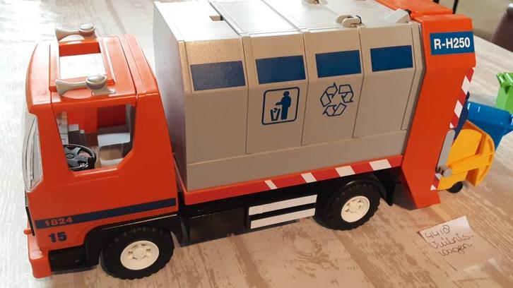4418 vuilniswagen, Kinderen en Baby's, Speelgoed | Playmobil, Zo goed als nieuw, Complete set, Ophalen of Verzenden
