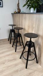 Barkruk ikea, Ophalen, Zo goed als nieuw, In hoogte verstelbaar, 3 krukken