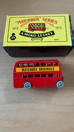 Moko lesney Matchbox no 5 dubbeldekker London bus, Ophalen of Verzenden, Zo goed als nieuw