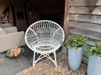 Rotan Stoel wit - merk Buiten - Loods 5 - Zo goed als nieuw!, Huis en Inrichting, Stoelen, Ophalen, Wit, Neutraal, Riet of Rotan