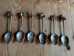6 verzilverde kerst lepeltjes., Diversen, Kerst, Ophalen of Verzenden, Zo goed als nieuw