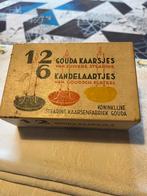 Vintage Gouda Kaarsjes in Originele Verpakking, Overige materialen, Gebruikt, Bruin, Ophalen of Verzenden